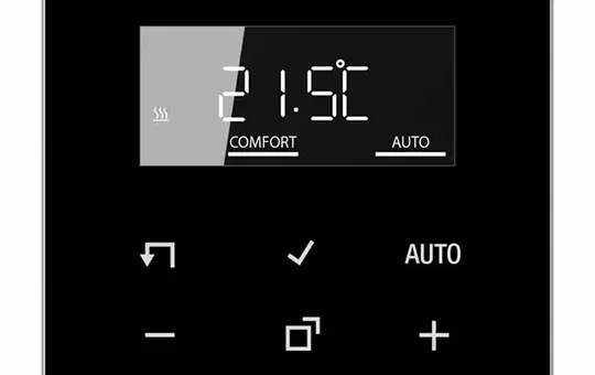 JUNG BTLS1791SW Room Thermostat JUNG HOME Series LS with display | black