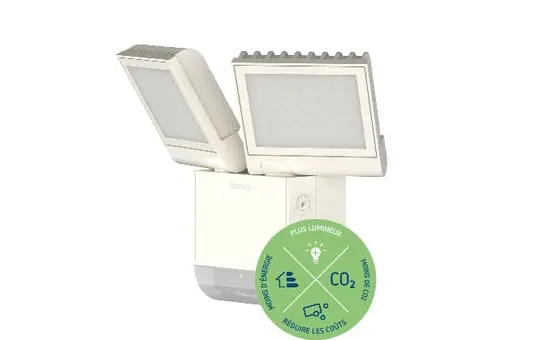 THEBEN theLeda S17-100 WH projecteur LED 17 W avec détecteur de mouvement | blanc