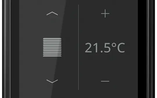 JUNG LS459D1SSWM KNX Room Controller LS TOUCH LS 990 | graphite black matt