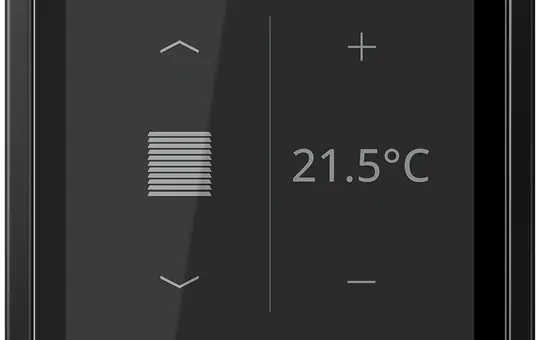 JUNG LSZ459BFD1SSWM KNX Room Controller LS TOUCH LS ZERO | graphite black matt
