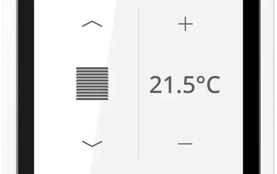 JUNG LSZ459BFD1SWWM KNX Room Controller LS TOUCH LS ZERO | snow white matt