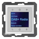 BERKER 29849909 Flush-Mounted Radio Touch S.1/B.3/B.7 DAB+ | polar white matt