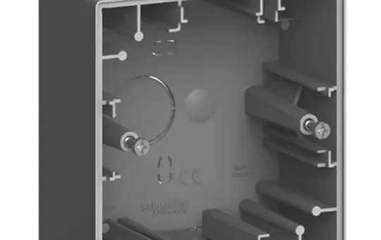 MERTEN MEG4014-6534 Surface-Mounted Enclosure System Design 1-fold | anthracite