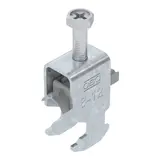 OBO BETTERMANN 1186202 H-foot clamp bracket 1-fold | 8-12 mm