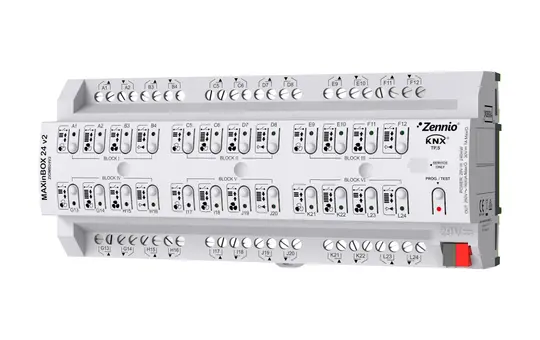 ZENNIO ZIOMB24V2 Actionneur universel KNX MAXinBOX 16 A 24 fois