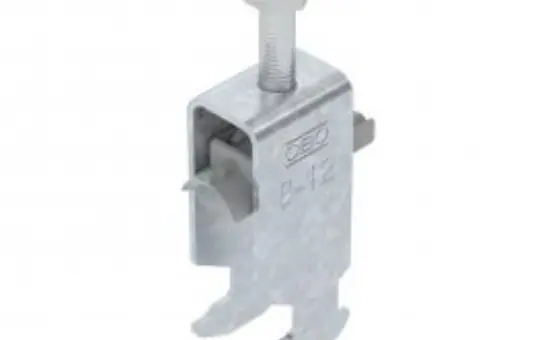 OBO BETTERMANN 1186203 H-foot clamp bracket FT 2-fold | 8-12 mm