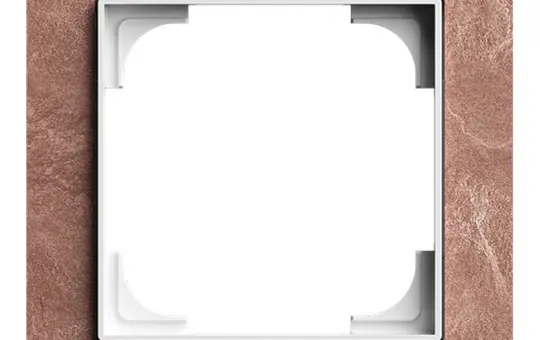 BUSCH-JAEGER 1721-4097 Cover frame art linear 1-fold | slate terra rosso