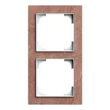 BUSCH-JAEGER 1722-4097 Cover frame art linear 2-fold | slate terra rosso