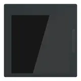 BUSCH-JAEGER SD/U12.55.11-825 Panneau tactile KNX Trevion balance standard | noir verre | 2,4 pouces