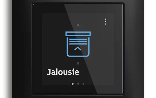 BUSCH-JAEGER SD/U12.55.11-825 KNX touch panel Trevion balance standard | black glass | 2,4 inches