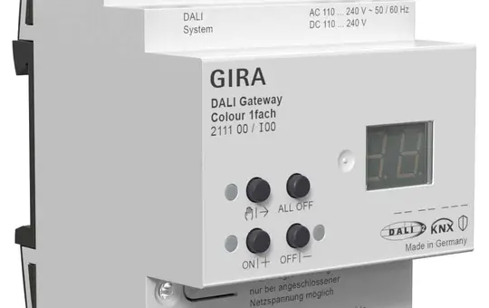 GIRA 211100 KNX-DALI Gateway Colour 1-fold