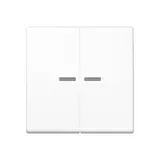 JUNG BTA17102BFWW Touch Sensor JUNG HOME Series A 2-fold, thermoplastic | alpine white