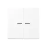 JUNG BTA17102WWM Touch Sensor HOME Series A 2-fold | snow white matt