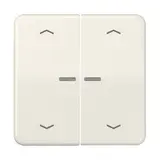 JUNG BTCD17102P dimmable touch sensor HOME series CD 2-fold, arrows | white