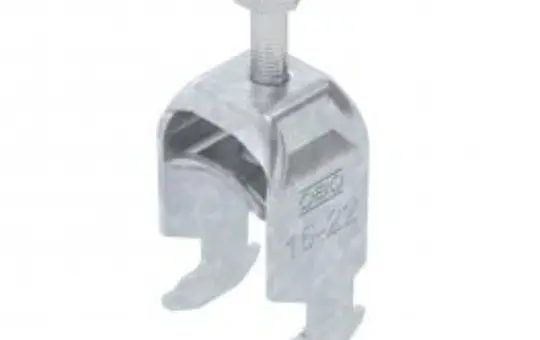 OBO BETTERMANN 1186016 H-foot clamp bracket 1-fold, metal pressure pan | 16-22 mm