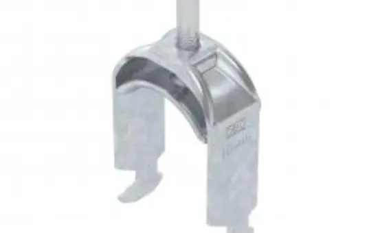 OBO BETTERMANN 1186042 H-foot clamp bracket FT 1-fold, metal pressure pan | 40-46 mm