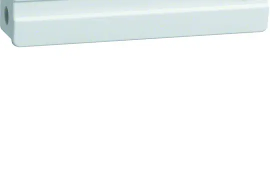 HAGER L5111 Boîte de connexion pour entrées de câbles 2x face avant, 3x haut/bas