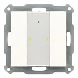 MDT RF-TA55A2.01 Capteur tactile KNX-RF 2 fois | blanc pur brillant