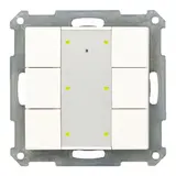 MDT RF-TA55A6.01 Capteur tactile KNX-RF 6 fois | blanc pur brillant