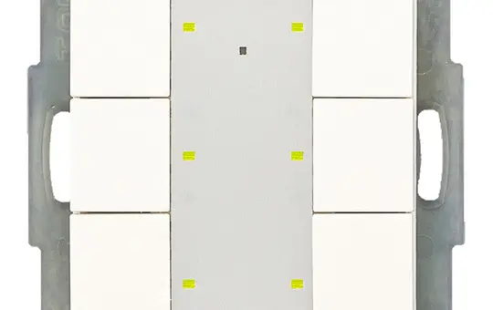 MDT RF-TA55A6.01 KNX RF Touch Sensor 6-fold | pure white shiny