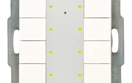 MDT RF-TA55A8.01 KNX RF Touch Sensor 8-fold | pure white shiny