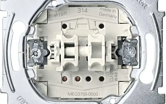 MERTEN MEG3755-0000 Shutter Rocker Switch 2 closers