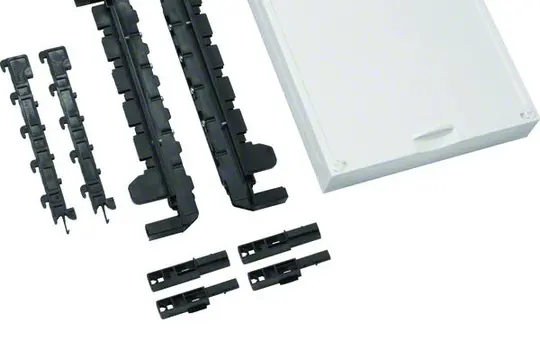 HAGER UE21A0 universN module for busbars for 40 mm system, 5-pole horizontal | 300x250 mm