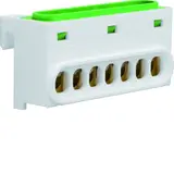 HAGER GZ07E borne de terre Minigamma 7 points de serrage | vert/jaune