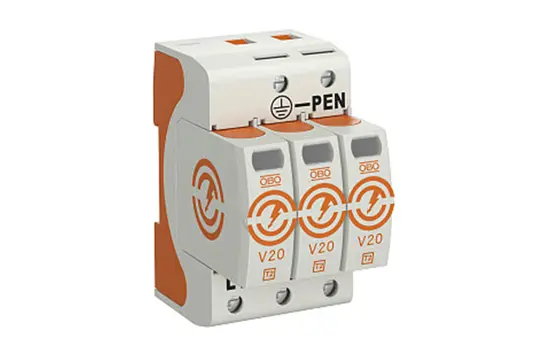 OBO BETTERMANN 5095163 Surge Arrester V20, 3-pin, 280V