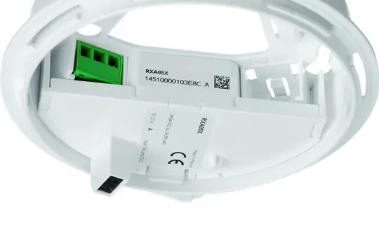 HAGER RXA05X Socle pour détecteur radio Q avec relais et contact inverseur