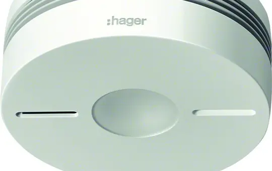 HAGER TG551A Détecteur double sans fil Confort Q, arrêt d'alarme IR Dispositif unique