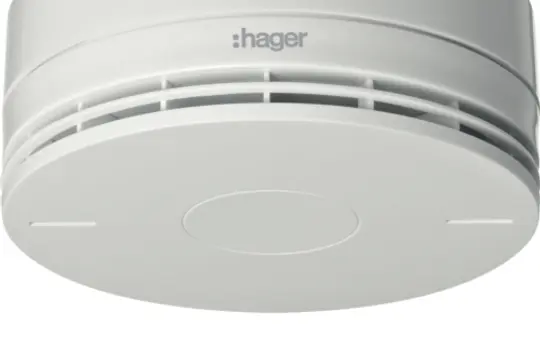 HAGER RFM102D BEKA Radio Dual Detector with Integrated Siren Radio dual detector