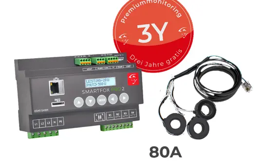 SMARTFOX 0796554799063 Gestionnaire d'énergie Pro 2 - 3Y, 80 A, fermé
