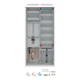 STRIEBEL&JOHN DA27CB Complete Cabinet Meter Cabinet 2 fields, 1ZP/VF, APZ | 1100 mm