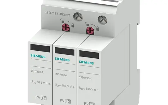 SIEMENS 5SD7483-0KK02 Surge Arrester T2 2+V 1000 B