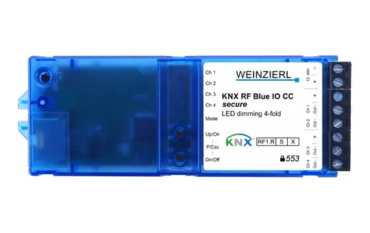 WEINZIERL 5380 KNX RF Blue IO Dimmer Actuator Constant current