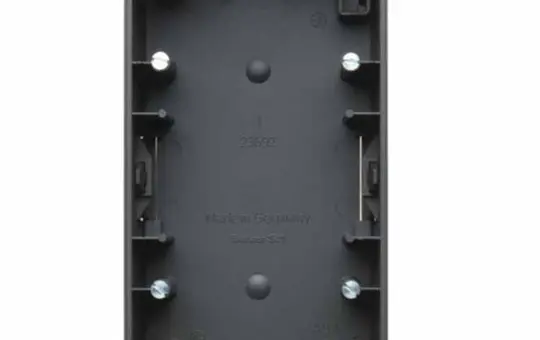 BERKER 10429949 Surface-Mounted Housing S.1 2-fold | anthracite matt