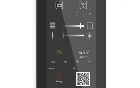 MDT BE-GTSP6TS.01S KNX Glass Touch Smart Plus | glass black