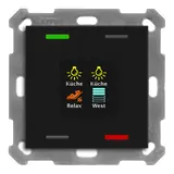 MDT BE-TAS550406.01 Capteur tactile KNX Smart 55 standard | noir mat