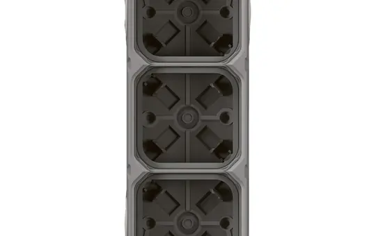 LEGRAND 069680L Surface-Mounted Enclosure Plexo New 3-fold | gray