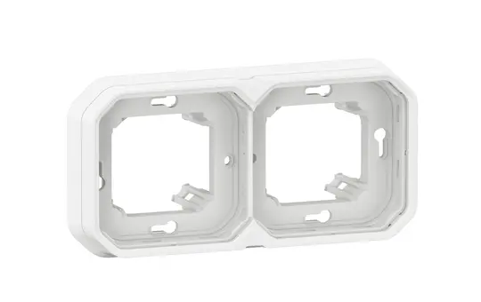 LEGRAND 069694L Cover Frame Plexo New 2-fold | ultra white