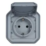 LEGRAND 069730L Prise SCHUKO en saillie Plexo New célibataire | gris