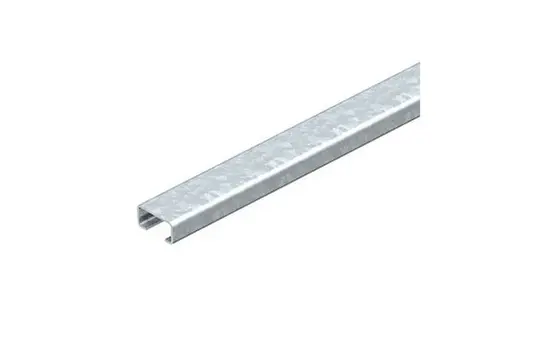 OBO BETTERMANN 1110002 Rail de profil CM3015 Fente 16 mm, galvanisée en bande | 2000 mm