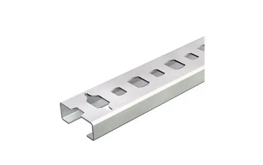 OBO BETTERMANN 1106120 Rail profilée CL2008 Fente 11 mm, cassable | 2000 mm