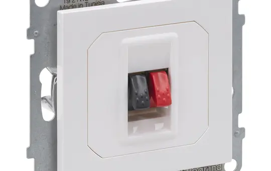 LEGRAND 765176 Speaker Connection Box SEANO 1-fold | ultra white