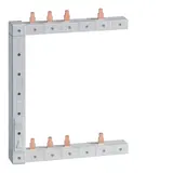 HAGER KCF563L Barrette de phase verticale 4P+N 2 rangées, gauche