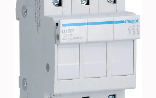 HAGER LU503 Élément de fusible 3 broches