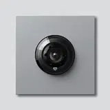 SIEDLE BCM 653-03 SM Bus Camera 130 for Vario horizontal/vertical detection range | silver metallic
