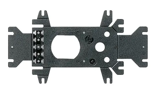 SIEDLE ZTL 051-0 Adaptateur de montage universel standard | noir