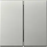 GIRA 3295600 Rocker System 55 2-fold | stainless steel
